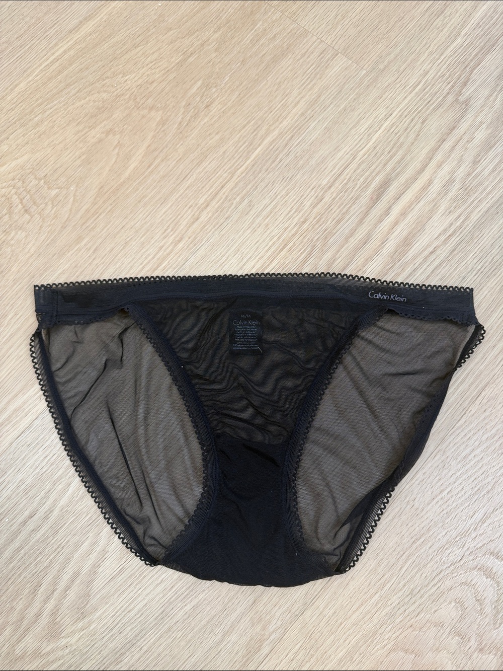 Calvin Klein Sheer Bikini Panty M